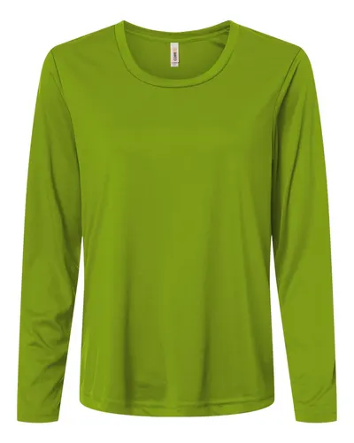 CORE365 CE10LW Women's Capital Performance Long Sleeve T-Shirt — blank long sleeve tee, front view