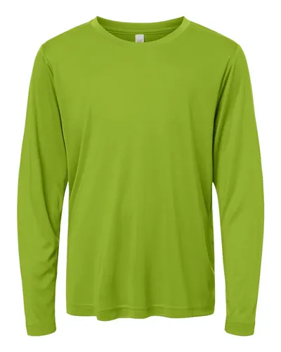CORE365 CE10LY Youth Capital Performance Long Sleeve T-Shirt — blank long sleeve tee, front view
