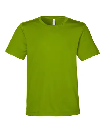CORE365 CE10Y Youth Capital Performance T-Shirt — blank t-shirt, front view