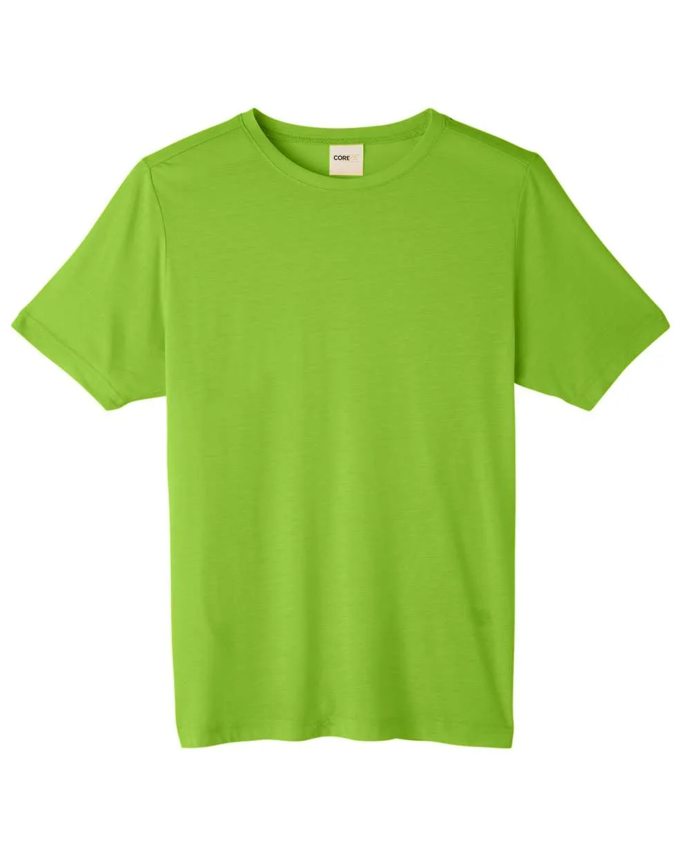 CORE365 CE111 Unisex Fusion ChromaSoft™ Performance T-Shirt — blank t-shirt, front view