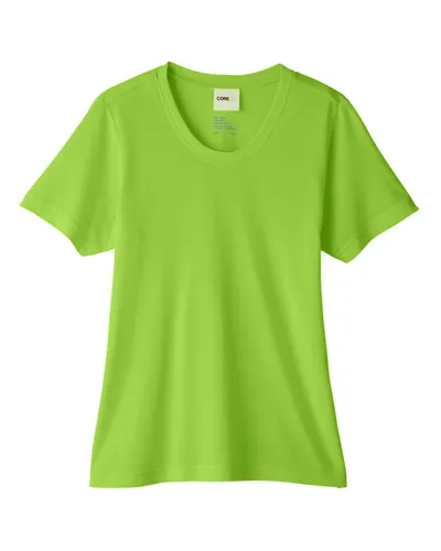 CORE365 CE111W Women's Fusion ChromaSoft™ Performance T-Shirt — blank t-shirt, front view