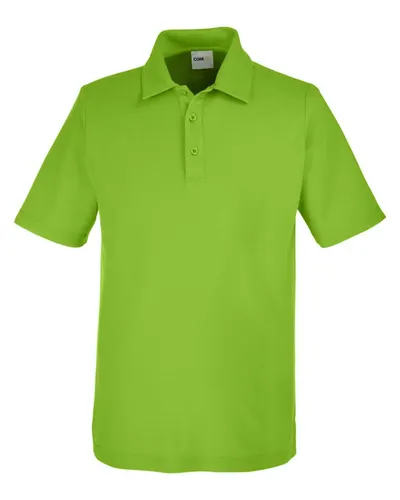 CORE365 CE112 Men's Fusion ChromaSoft™ Pique Polo — blank polo, front view