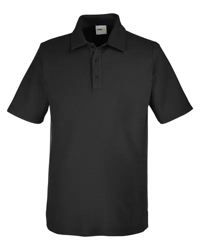 CORE365 CE112T Men's Tall Fusion ChromaSoft™ Pique Polo — blank polo, front view