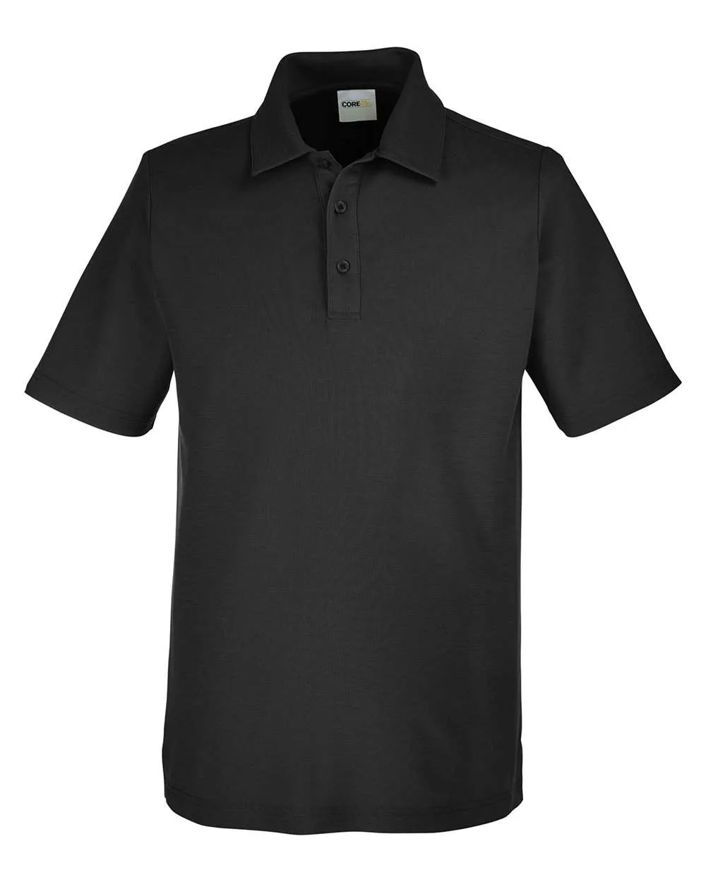 CORE365 CE112T Men's Tall Fusion ChromaSoft™ Pique Polo — blank polo, front view