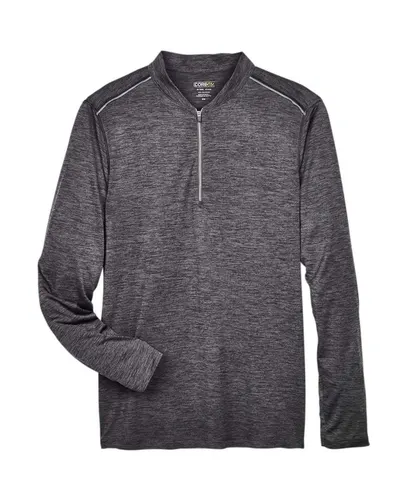 CORE365 CE401 Men's Kinetic Performance Quarter-Zip Pullover — blank garment, front view