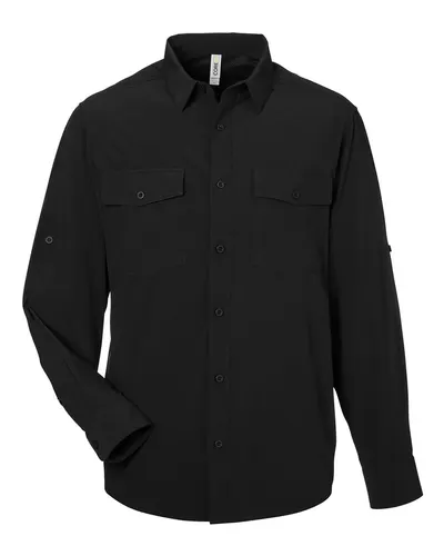 CORE365 CE510L Men's Ultra UVP® Marina Shirt — blank garment, front view