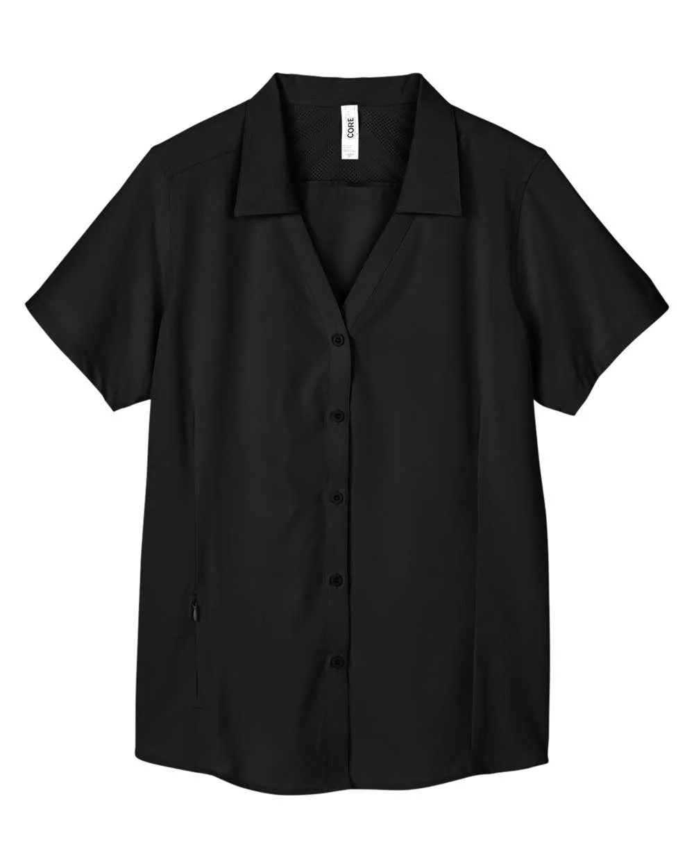 CORE365 CE510W Women's Ultra UVP® Marina Shirt — blank garment, front view