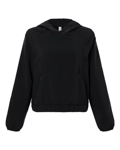 CORE365 CE520LW Women's UltraUVP Shoreline Long Sleeve Hooded Pullover — blank hooded sweatshirt, front view