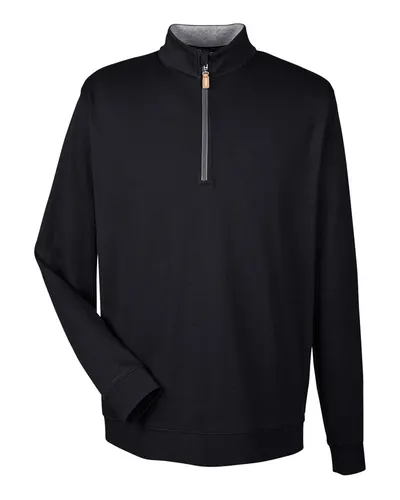 Devon & Jones DG479 Men's DRYTEC20™ Performance Quarter-Zip Pullover — blank garment, front view
