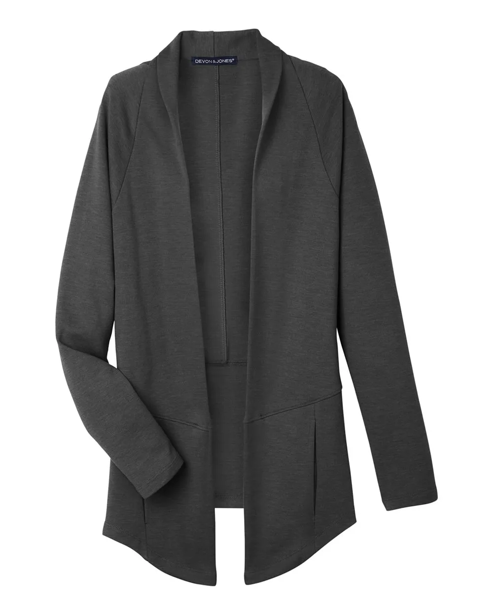 Devon & Jones DG481W Women's New Classics® Charleston Cardigan — blank garment, front view