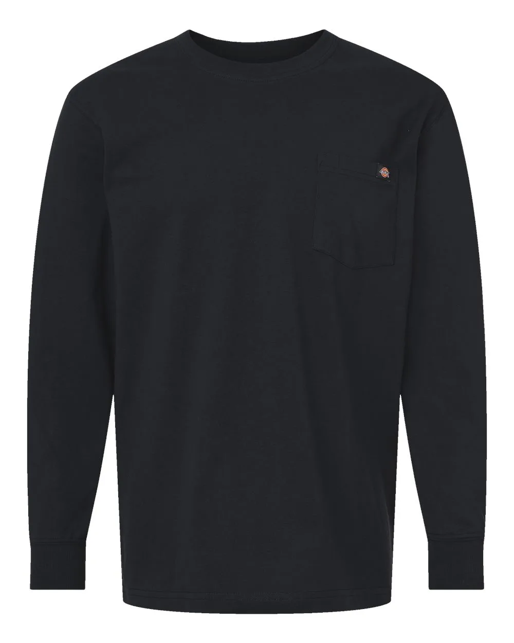 Dickies WL50T Men's Tall Traditional Heavyweight Long Sleeve T-Shirt — blank long sleeve tee, front view