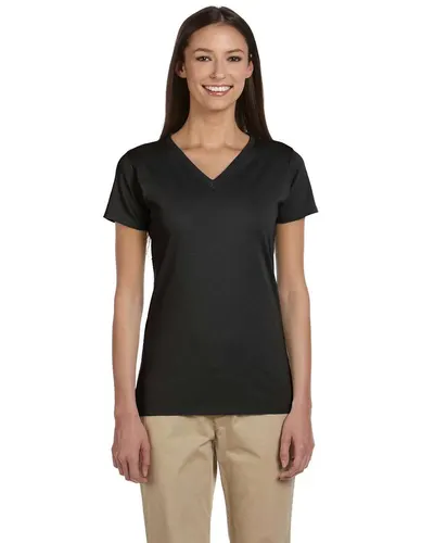 econscious EC3052 Women's Classic V-Neck T-Shirt — blank t-shirt, front view
