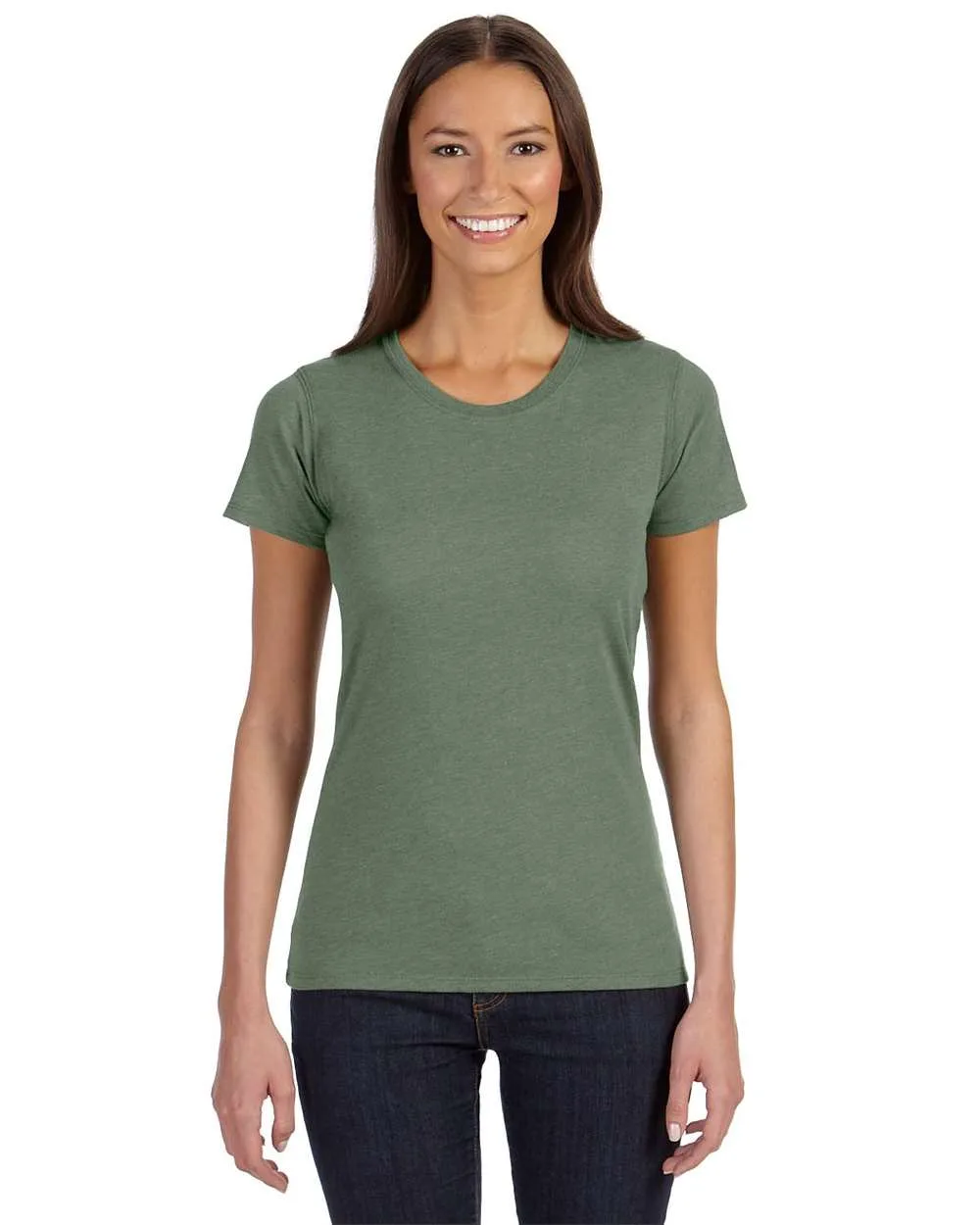 econscious EC3800 Women's Eco Blend T-Shirt — blank t-shirt, front view