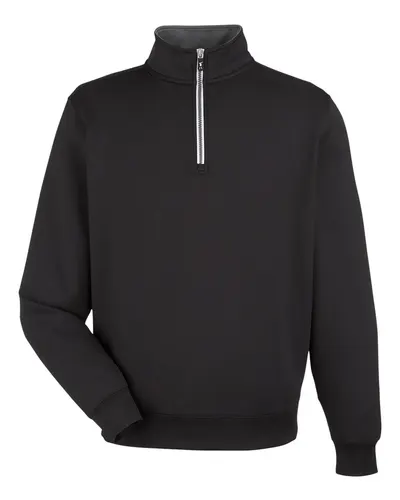 Fairway & Greene C11512 Men's Caves Tech Quarter-Zip Pullover — blank garment, front view