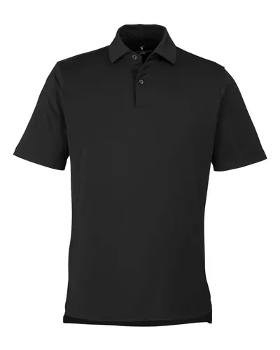 Fairway & Greene F31534 Men's USA Made Tournament Solid Tech Polo — blank polo, front view