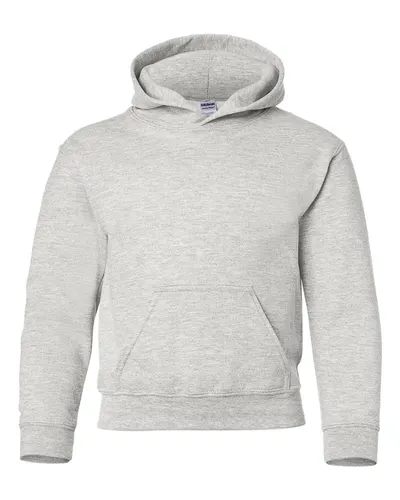 Gildan 18500B Youth Heavy Blend™ Hooded Sweatshirt — blank hooded sweatshirt, front view