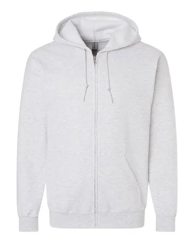 Gildan 18600 Unisex Heavy Blend™ Full-Zip Hooded Sweatshirt — blank hooded sweatshirt, front view