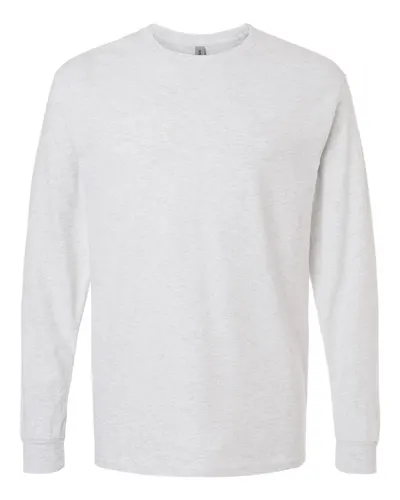 Gildan 5400 Unisex Heavy Cotton™ Long Sleeve T-Shirt — blank long sleeve tee, front view