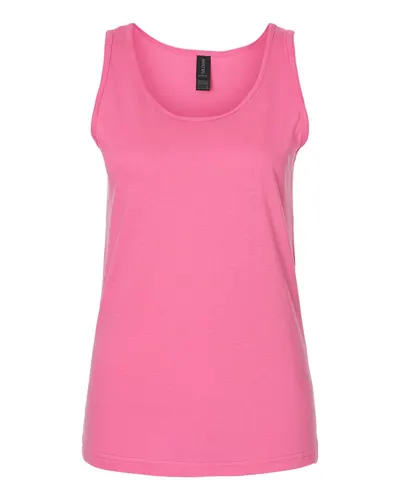 Gildan 64200L Women's Softstyle® Tank Top — blank tank top, front view