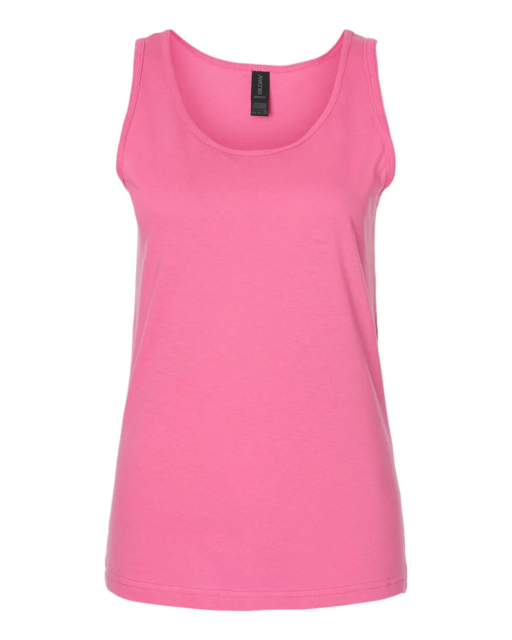 Gildan 64200L Women's Softstyle® Tank Top — blank tank top, front view