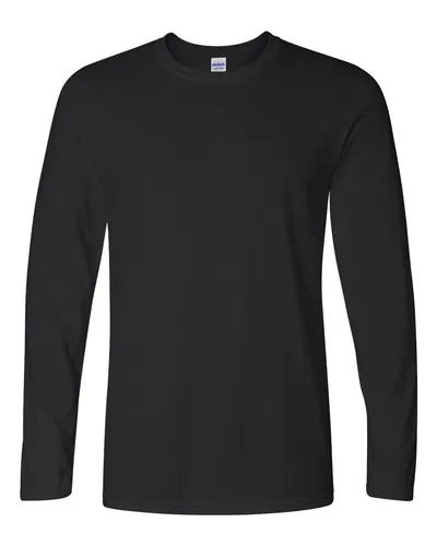 Gildan 64400 Unisex Softstyle® Long Sleeve T-Shirt — blank long sleeve tee, front view