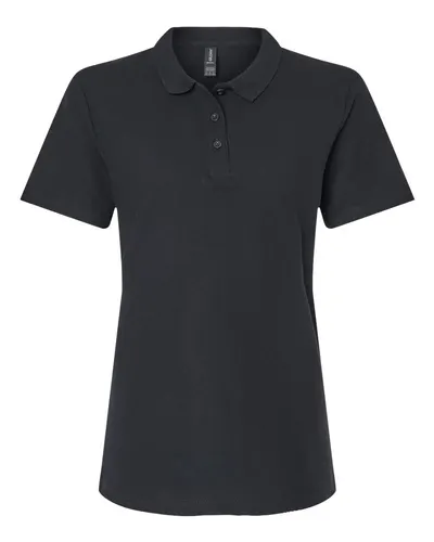 Gildan 64800L Women's Softstyle® Pique Polo — blank polo, front view