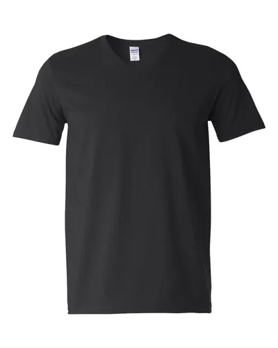 Gildan 64V00 Unisex Softstyle® V-Neck T-Shirt — blank t-shirt, front view