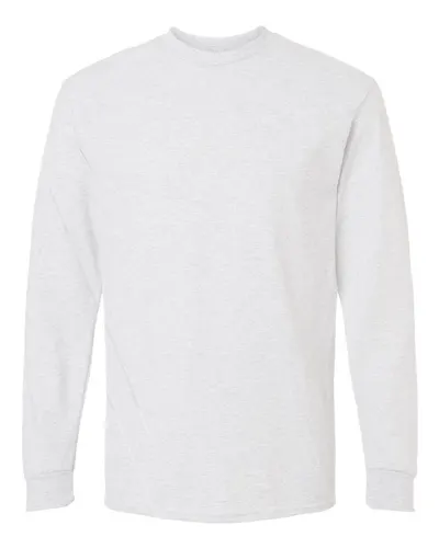 Gildan 8400 Unisex DryBlend® 50/50 Long Sleeve T-Shirt — blank long sleeve tee, front view