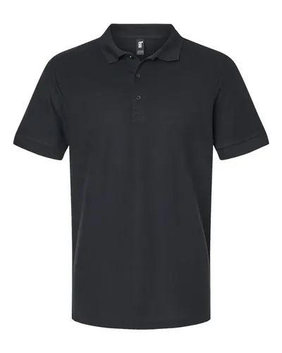 Gildan 85800 Unisex Hammer™ Pique Polo — blank polo, front view