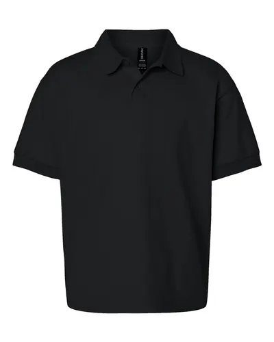 Gildan 8800B Youth DryBlend® Jersey Polo — blank polo, front view