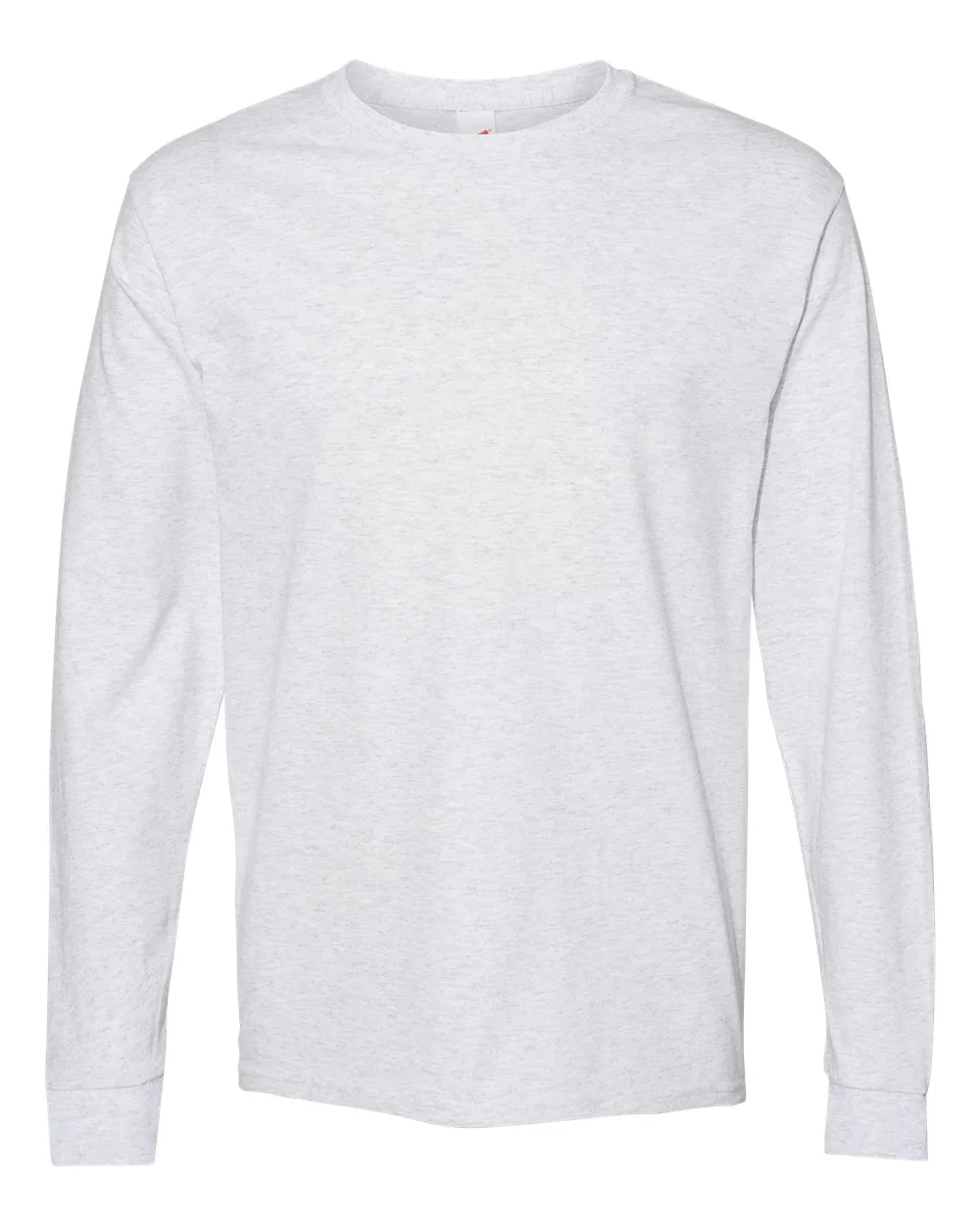 Hanes 5286 Essential-T Long Sleeve T-Shirt — blank long sleeve tee, front view