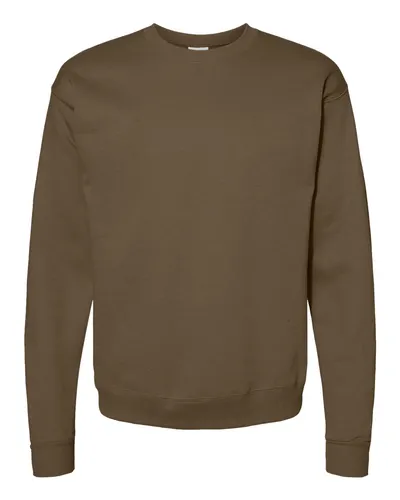 Hanes P160 Unisex EcoSmart® Crewneck Sweatshirt — blank crewneck sweatshirt, front view