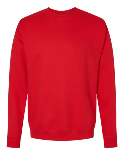 Hanes RS160 Unisex Perfect Sweats Crewneck Sweatshirt — blank crewneck sweatshirt, front view