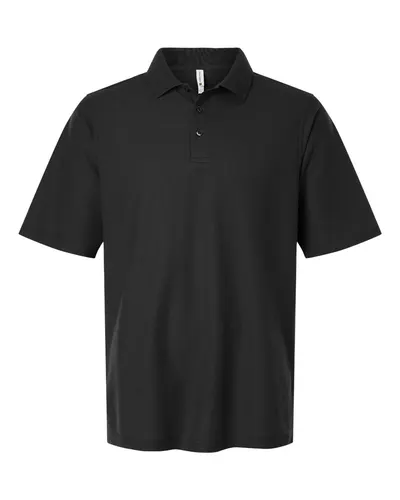 Harriton M105T Men's Tall Maverick CVC Pique Polo — blank polo, front view