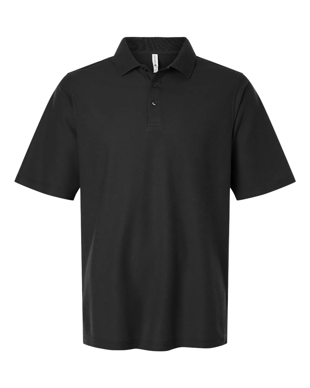 Harriton M105T Men's Tall Maverick CVC Pique Polo — blank polo, front view
