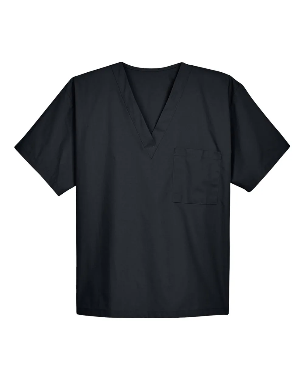 Harriton M897 Unisex Restore Scrub Top — blank garment, front view