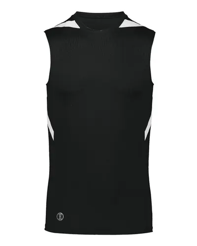 Holloway 221037 Unisex PR Max Compression Jersey — blank t-shirt, front view