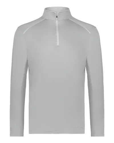 Holloway 222140 Men's CoolCore® Quarter-Zip Pullover — blank garment, front view