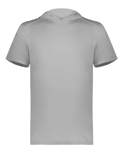 Holloway 222142 Men's Hooded T-Shirt Powered by Coolcore — blank hooded sweatshirt, front view