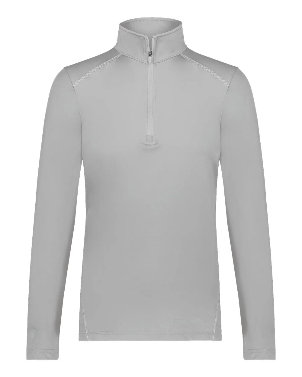 Holloway 222340 Women's CoolCore® Quarter-Zip Pullover — blank garment, front view