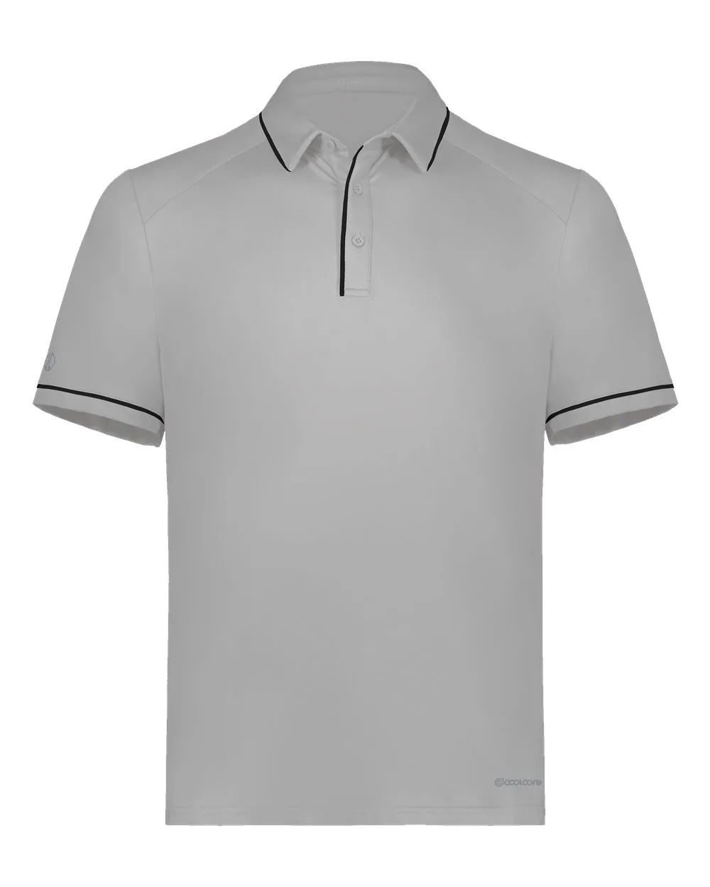 Holloway 222518 Men's CoolCore® Polo — blank polo, front view