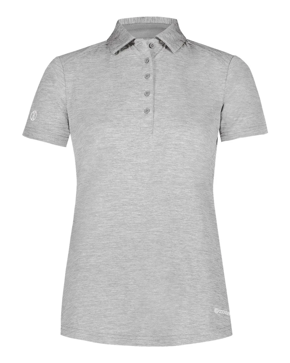 Holloway 222772 Women's Electrify CoolCore® Polo — blank polo, front view