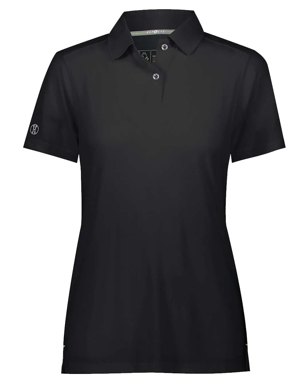 Holloway 222775 Women's Repreve® Eco Polo — blank polo, front view