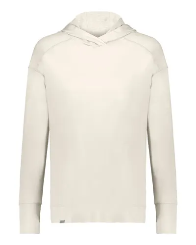 Holloway 222798 Women's Eco Revive™ Ventura Soft Knit Hooded Sweatshirt — blank hooded sweatshirt, front view