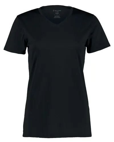 Holloway 222820 Women's Momentum V-Neck T-Shirt — blank t-shirt, front view