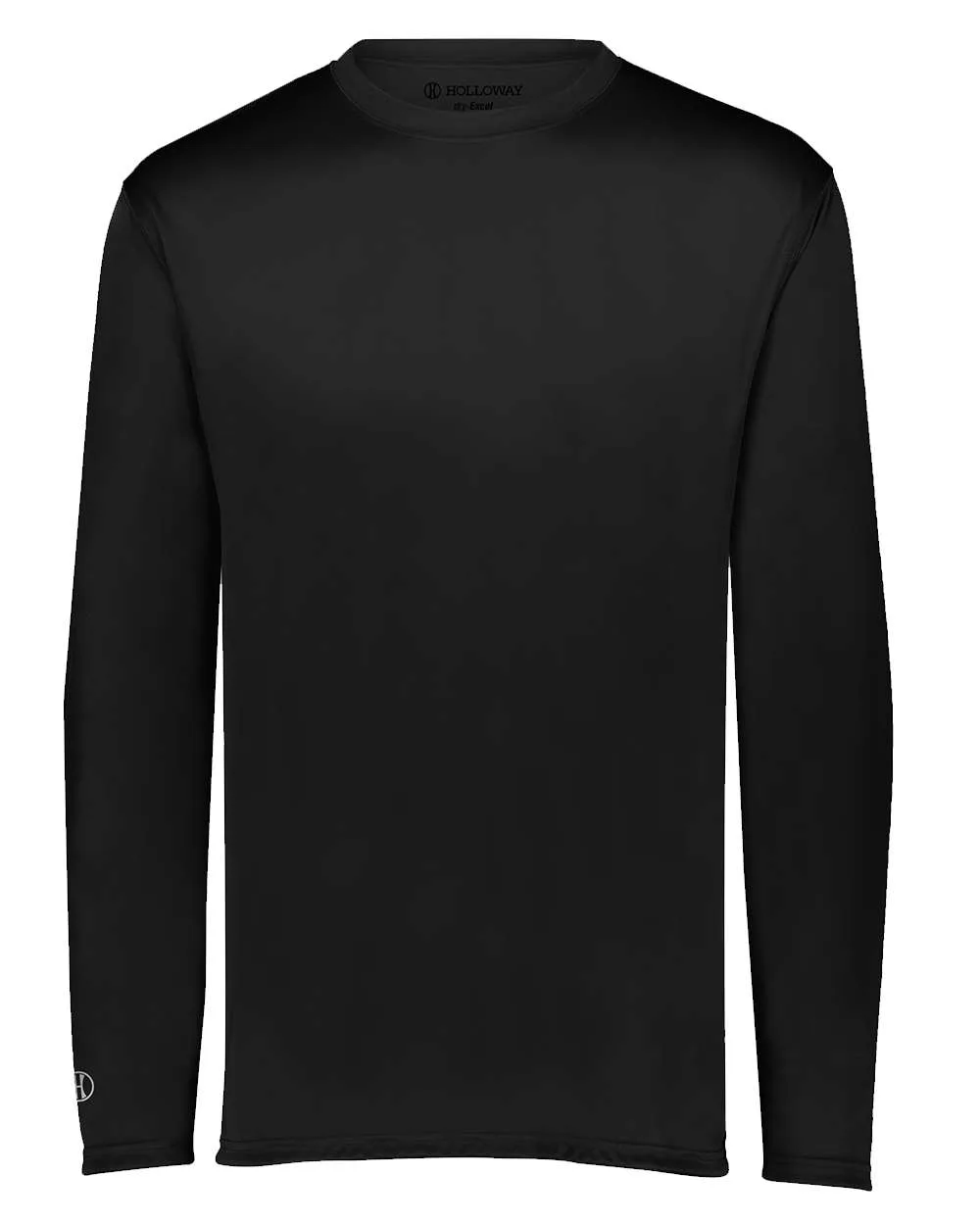 Holloway 222823 Youth Momentum Long Sleeve T-Shirt — blank long sleeve tee, front view