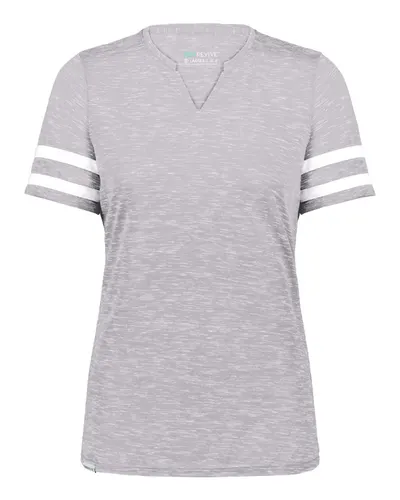 Holloway 223245 Women's Eco Revive™ Monterey V-Neck T-Shirt — blank t-shirt, front view