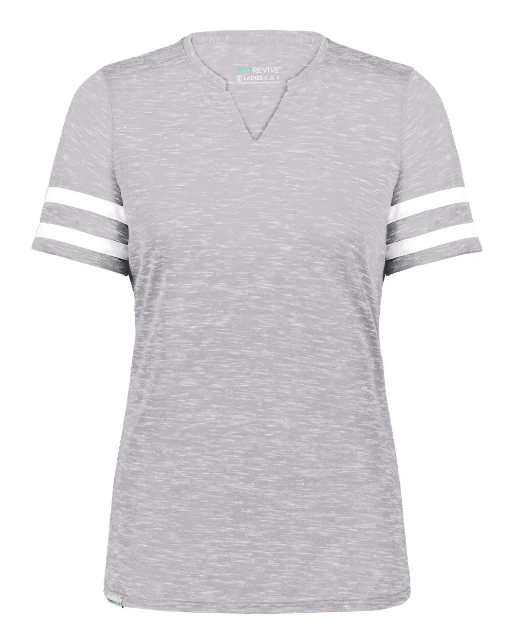 Holloway 223245 Women's Eco Revive™ Monterey V-Neck T-Shirt — blank t-shirt, front view