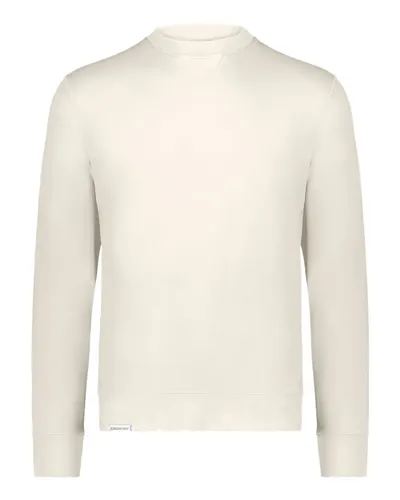 Holloway 223503 Unisex Eco Revive™ Ventura Soft Knit Crewneck Sweatshirt — blank crewneck sweatshirt, front view