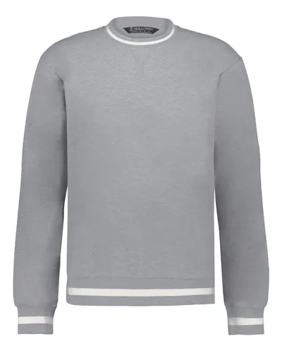 Holloway 223527 Unisex Heritage Prep Crewneck Sweatshirt — blank crewneck sweatshirt, front view